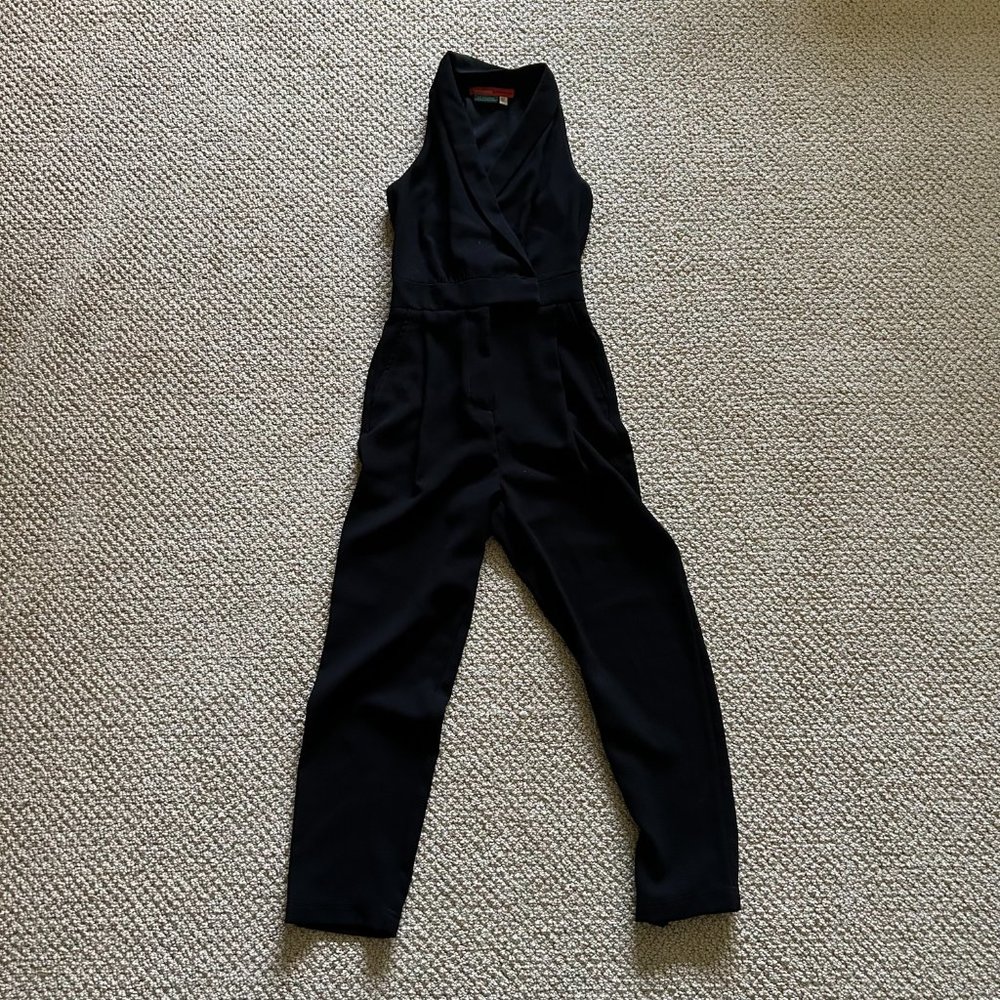 Anthropologie Cartonnier Classic Black Jumpsuit Size 0 - Picture 3 of 7